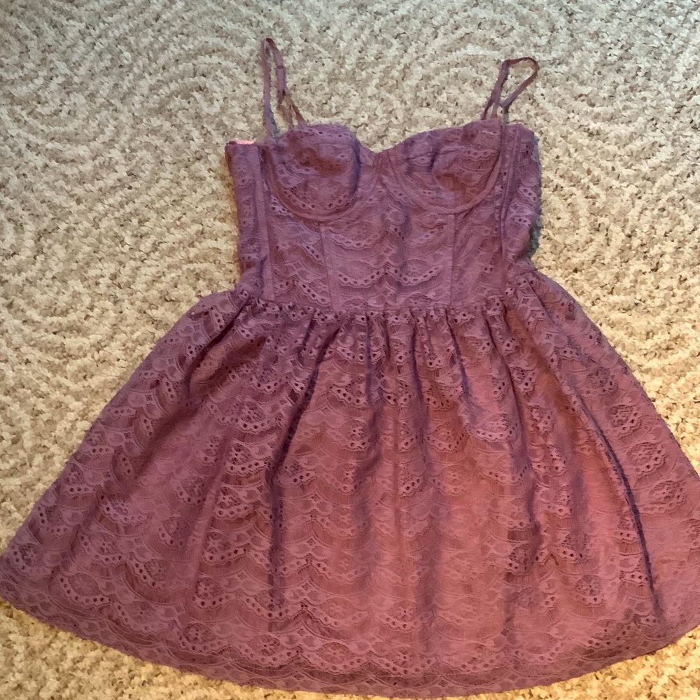 Bustier Lace Mini Dress sz 8